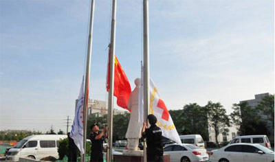 不忘初心 砥砺前行 北京军海医院举行升旗